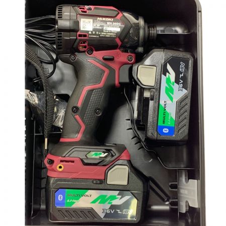  HiKOKI ハイコーキ コードレスインパクトドライバ マルチボルト 36V WH36DC 2XPRS フレアレッド