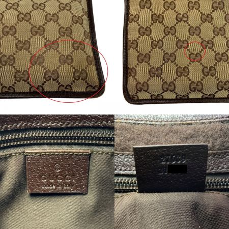  GUCCI グッチ GGキャンバスショルダーバッグ 27639 ブラウン