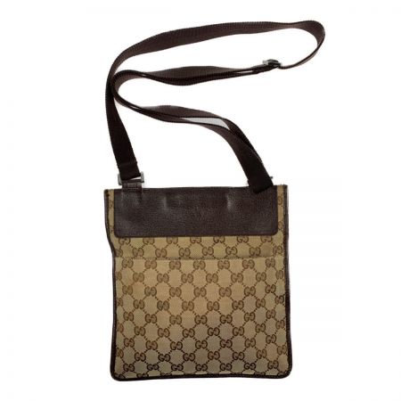  GUCCI グッチ GGキャンバスショルダーバッグ 27639 ブラウン
