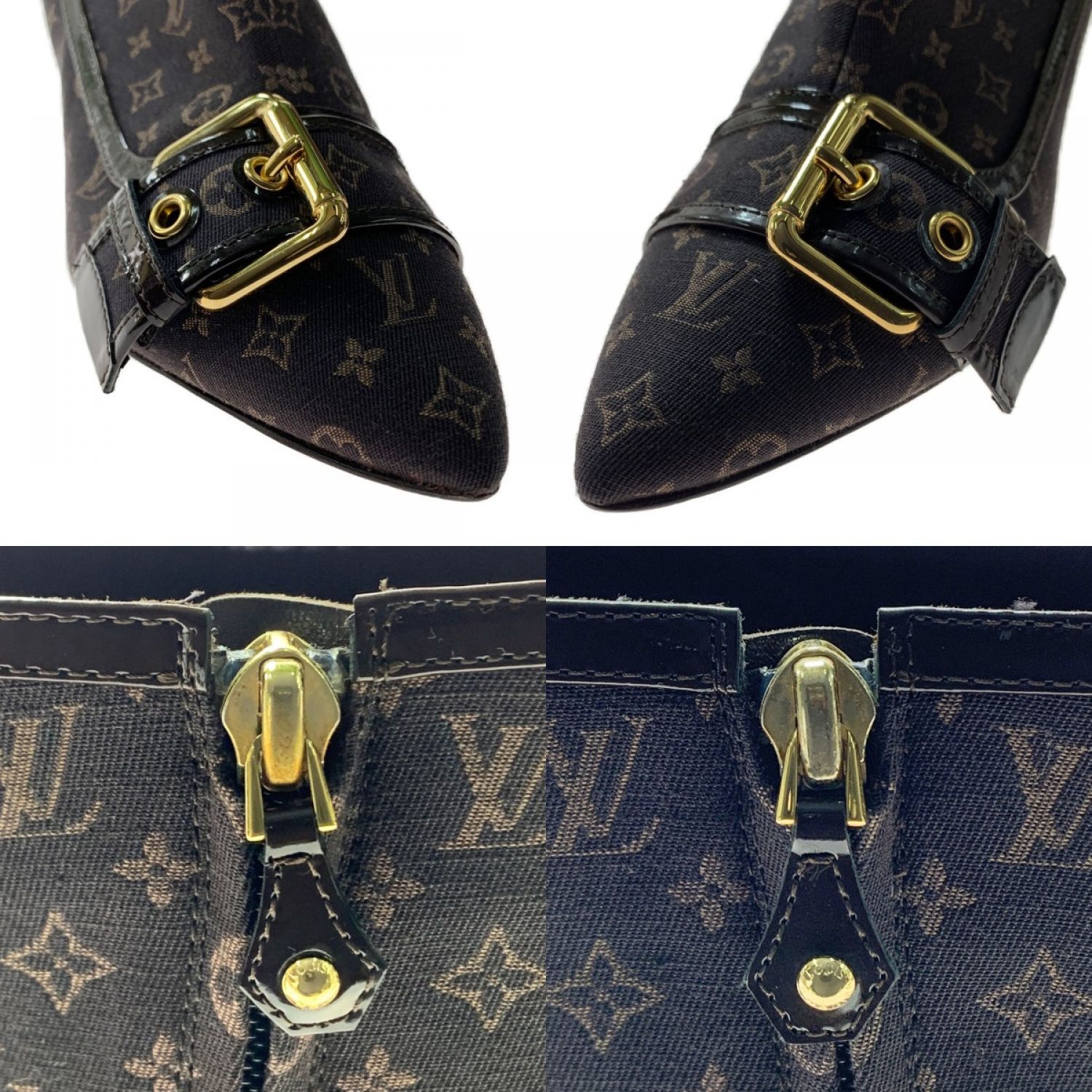 中古】▽▽ LOUIS VUITTON ルイヴィトン ショートブーツ モノグラム