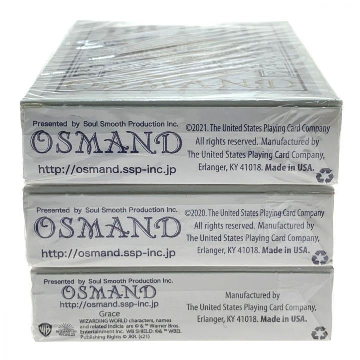 OSMAND オズマンド マジック カード トランプ 3種セット 未開封 - 中古