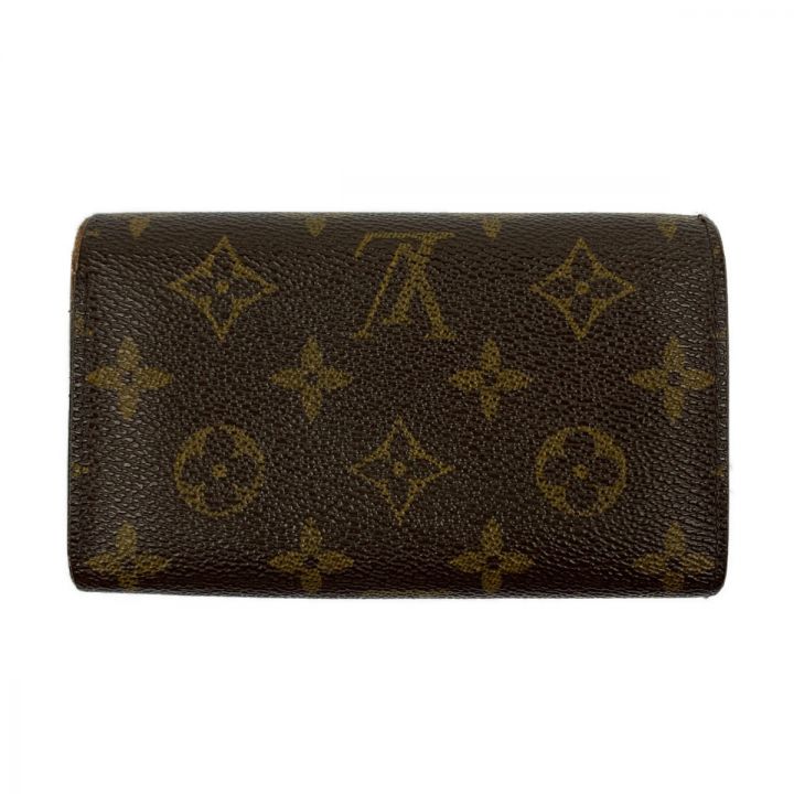 中古】 LOUIS VUITTON ルイヴィトン ポルトモネ ビエ トレゾール 二 ...