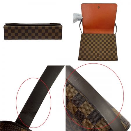 中古】 LOUIS VUITTON ルイヴィトン トライベッカ・カレ ダミエ 