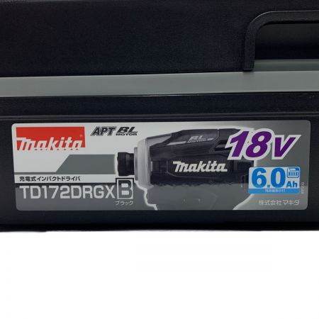  MAKITA マキタ 充電式インパクトドライバ　18Ｖ　6.0Ａｈ TD172DRGX 開封未使用品