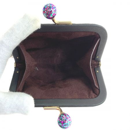  COACH コーチ レザーノラコインケース　小銭入れ　がま口 C2132 ブラック