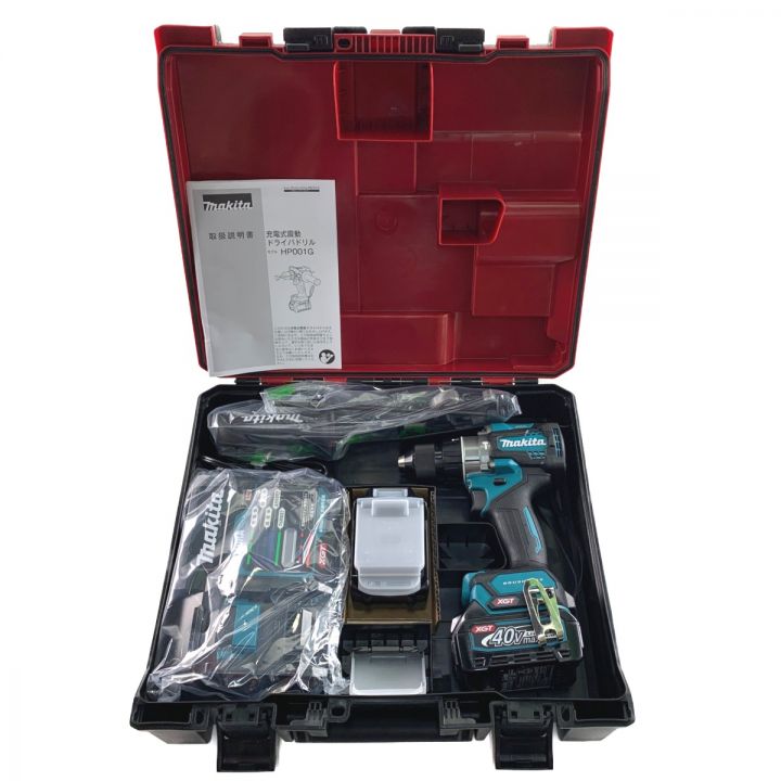 MAKITA マキタ 充電式振動ドライバドリル 40Vmax 2.5Ah HP001GRDX 開封未使用品｜中古｜なんでもリサイクルビッグバン