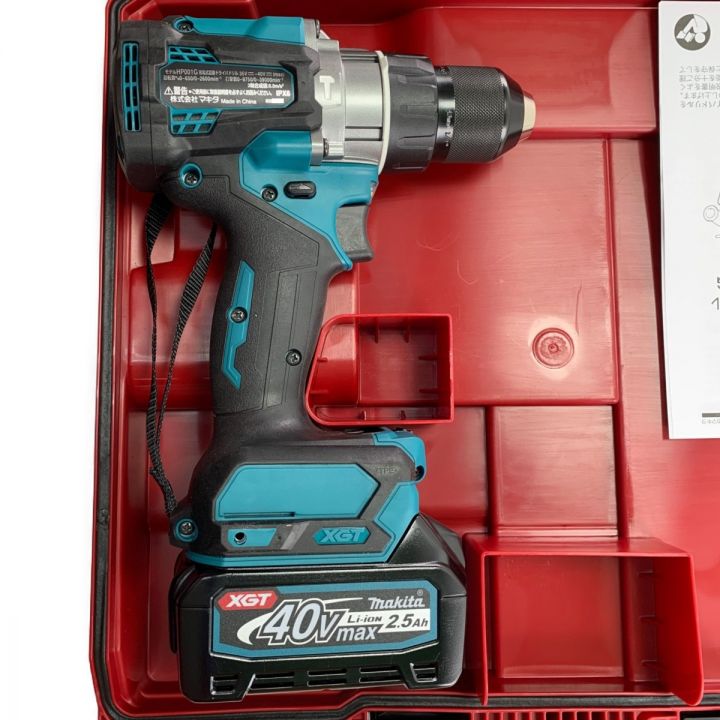 MAKITA マキタ 充電式振動ドライバドリル 40Vmax 2.5Ah HP001GRDX 開封未使用品｜中古｜なんでもリサイクルビッグバン