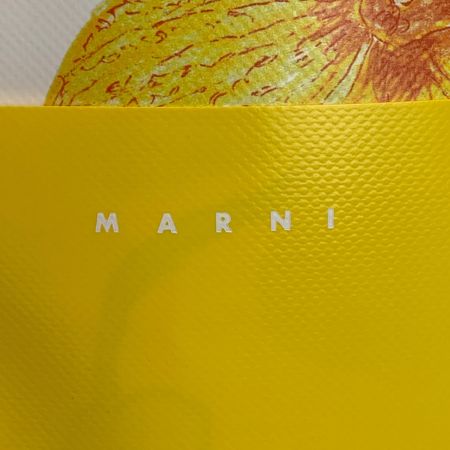  MARNI マルニ トートバック　2022SS　マルチカラー　フラワーアート イエロー