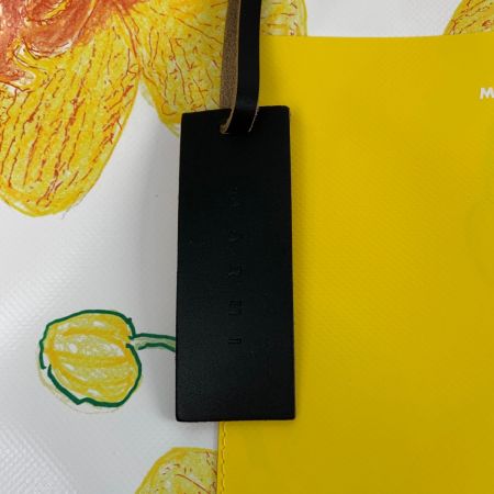  MARNI マルニ トートバック　2022SS　マルチカラー　フラワーアート イエロー