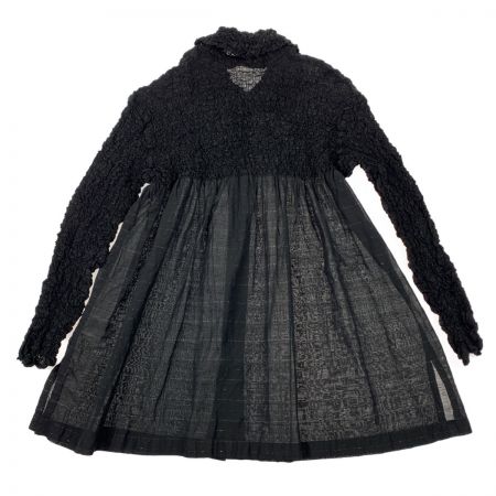  ISSEY MIYAKE イッセイミヤケ ブラウス　シアー　絞り加工 MI52FO473 ブラック