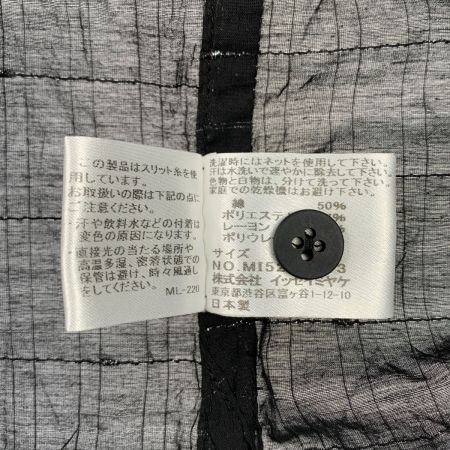  ISSEY MIYAKE イッセイミヤケ ブラウス　シアー　絞り加工 MI52FO473 ブラック