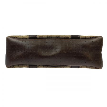  GUCCI グッチ トートバッグ　GGキャンバス 145971 ブラウン