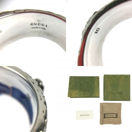  GUCCI グッチ キャットヘッド シルバー リング 15号 SV925