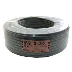 ▽▽ 太陽ケーブルテック TEIKOKU VVFケーブル 3×2.0ｍｍ 100m Nランク