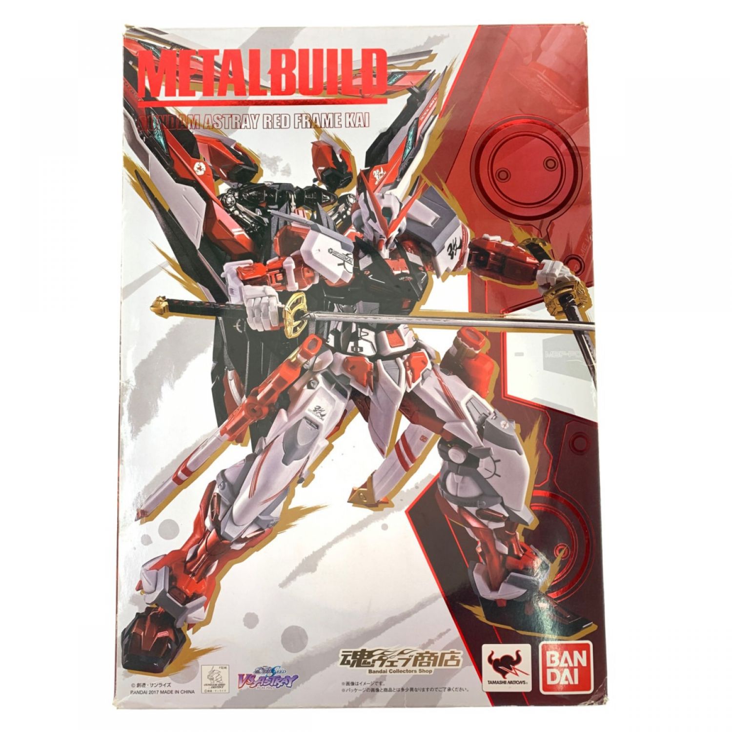 中古】 METAL BUILD ガンダムアストレイ レッドフレーム改 箱破れ C