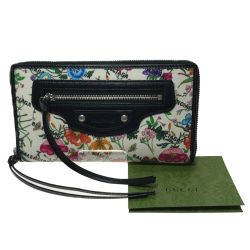 ▽▽ GUCCI×BALENCIAGA グッチ×バレンシアガ　ネオクラシック ジップアラウンドウォレット 681710 Aランク