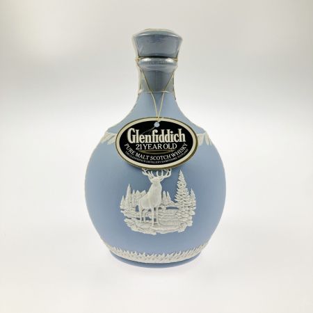  Glenfiddich グレンフィディック 21年 ピュアモルトスコッチウイスキー 700ml ウェッジウッド 陶器ボトル 未開栓