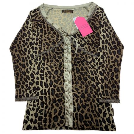  Hysterics 7分袖カットソー　ヒョウ柄　フリーサイズ 3CL-5160