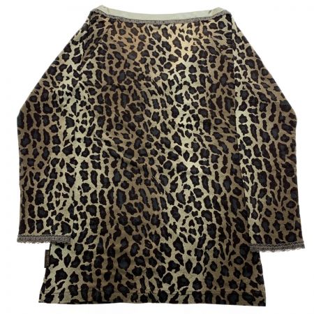  Hysterics 7分袖カットソー　ヒョウ柄　フリーサイズ 3CL-5160