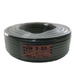 ▽▽ 太陽ケーブルテック TEIKOKU VVFケーブル 3×2.0ｍｍ 100m Nランク