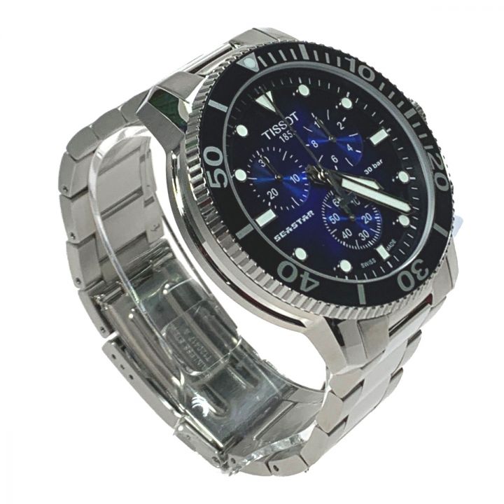 美品　箱付きTISSOT シースター 1000 クロノグラフ T120417A TISSOT SEASTAR 1000 CHRONOGRAPH ティソ シースター 1000 クロノ