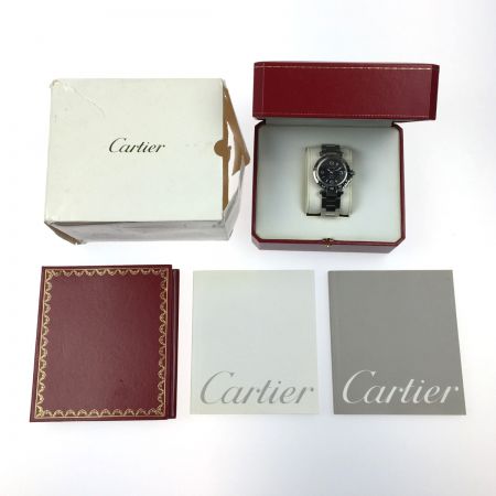  Cartier カルティエ パシャC メリディアンGMT 自動巻き 2550 ブラック