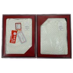 ▽▽ ひだまり 極 上下セット Lサイズ 上下セット　健康肌着　紳士Lサイズ KW902 KW952 オフホワイト Sランク