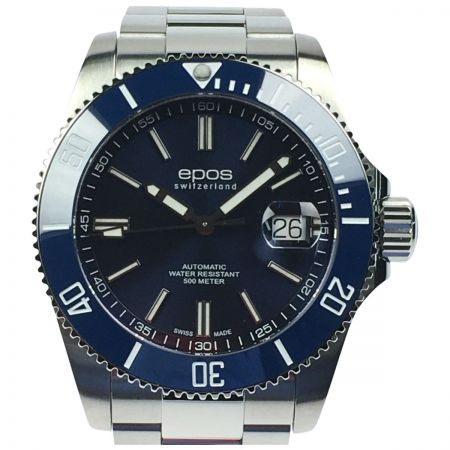  EPOS エポス 自動巻き スポーティブ ダイバー 3504BL ブルー