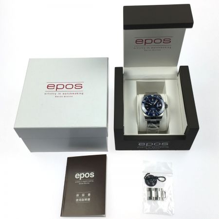 EPOS エポス 自動巻き スポーティブ ダイバー 3504BL ブルー