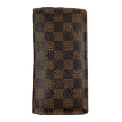 ▽▽ LOUIS VUITTON ルイヴィトン ダミエ　ポルトフォイユブラザ　二つ折り長財布 N60017 Cランク