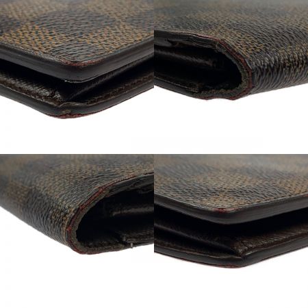  LOUIS VUITTON ルイヴィトン ダミエ　ポルトフォイユブラザ　二つ折り長財布 N60017