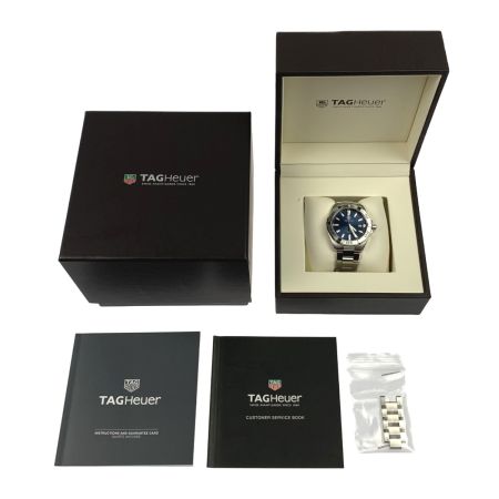  TAG HEUER タグホイヤー アクアレーサー WBD1112 ブルー