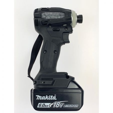  MAKITA マキタ 充電式インパクトドライバ 18V 6.0Ah TD172DRGXB ブラック