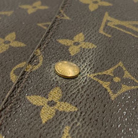  LOUIS VUITTON ルイヴィトン モノグラム ポルトフォイユ インターナショナル 三つ折り長財布 M61217 ブラウン  現状渡し