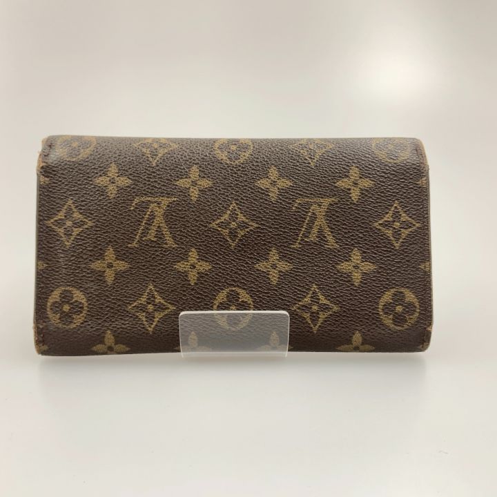 LOUIS VUITTON ルイヴィトン モノグラム ポルトフォイユ インターナショナル 三つ折り長財布 M61217 ブラウン  現状渡し｜中古｜なんでもリサイクルビッグバン