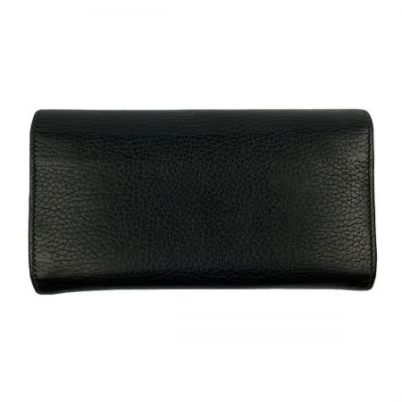  GUCCI グッチ コンチネンタルウォレット 　プチマーモント　長財布 456116-1000 ブラック