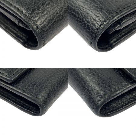  GUCCI グッチ コンチネンタルウォレット 　プチマーモント　長財布 456116-1000 ブラック