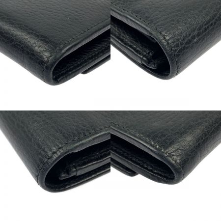  GUCCI グッチ コンチネンタルウォレット 　プチマーモント　長財布 456116-1000 ブラック