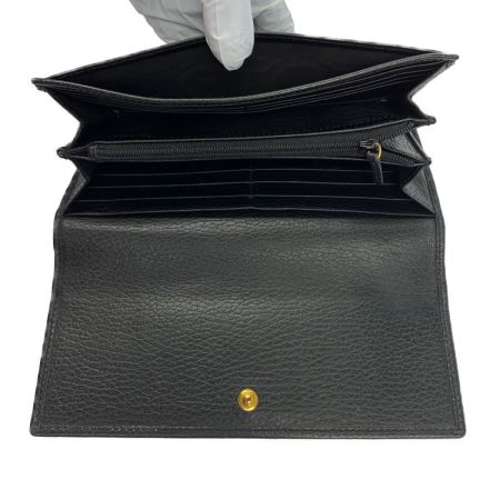  GUCCI グッチ コンチネンタルウォレット 　プチマーモント　長財布 456116-1000 ブラック