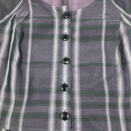  BURBERRY バーバリー LONDON バーバリーロンドン シルク ワンピース SIZE 44 パープル 開封未使用品