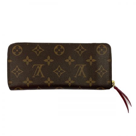  LOUIS VUITTON ルイヴィトン ポルトフォイユ・クレマンス　モノグラム　長財布 M60742 フューシャ