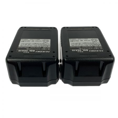  HiKOKI ハイコーキ マルチボルト蓄電池　リチウムイオン電池　2個セット BSL36A18