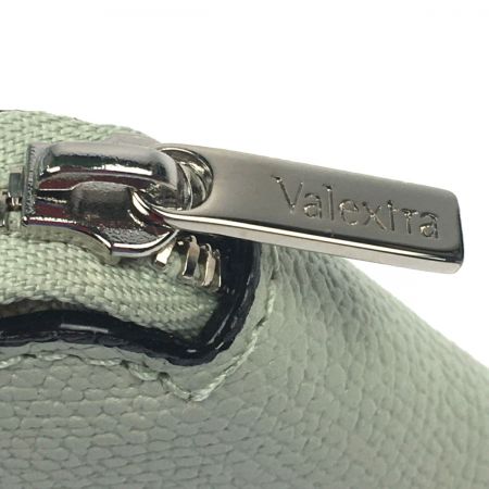  Valextra ヴァレクストラ カードケース ラウンドファスナー ライトグリーン