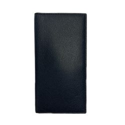 ▽▽ Valextra ヴァレクストラ ヴァーティカル 12カード　長財布 V8L21 ネイビー Aランク