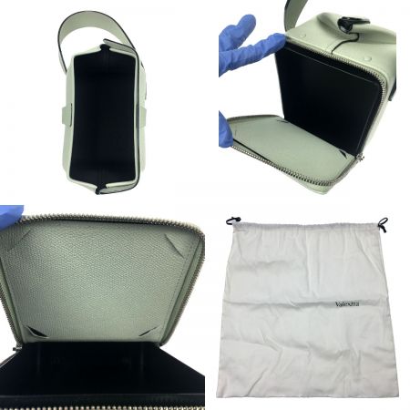  Valextra ヴァレクストラ トリックトラック ハンドバッグ ライトグリーン