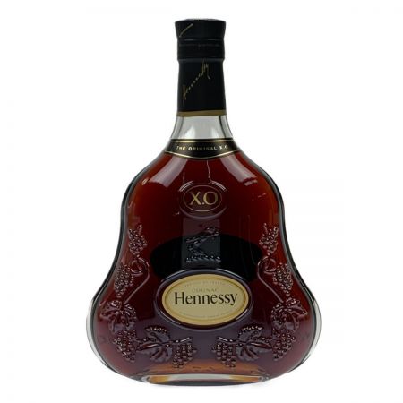 ▽▽ Hennessy ヘネシー XO コニャック 700ml 黒キャップ クリアボトル Nランク 未開栓