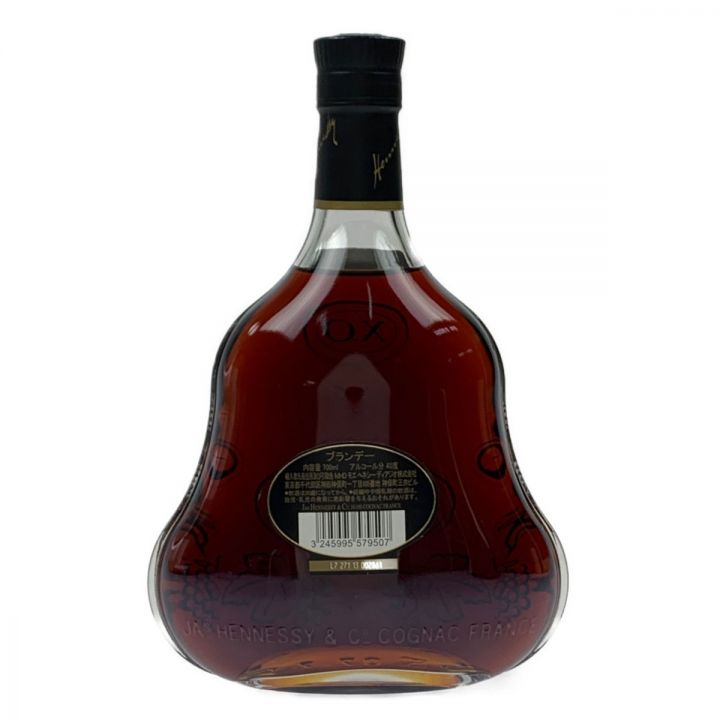 Hennessy ヘネシー XO コニャック 700ml 黒キャップ クリアボトル 未開栓｜中古｜なんでもリサイクルビッグバン