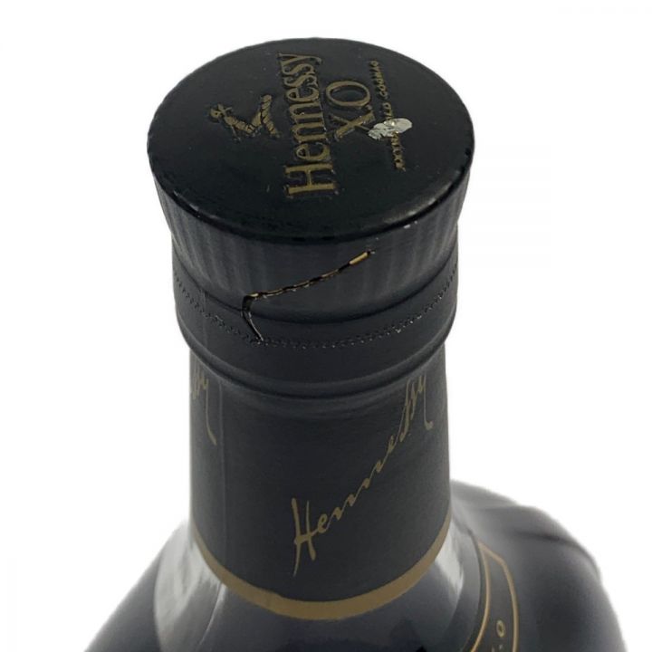 Hennessy ヘネシー XO コニャック 700ml 黒キャップ クリアボトル 未開