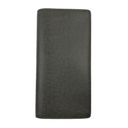 ▽▽ LOUIS VUITTON ルイヴィトン タイガ　ポルトフォイユ・ブラザ　二つ折り長財布 M32653 グレー Aランク