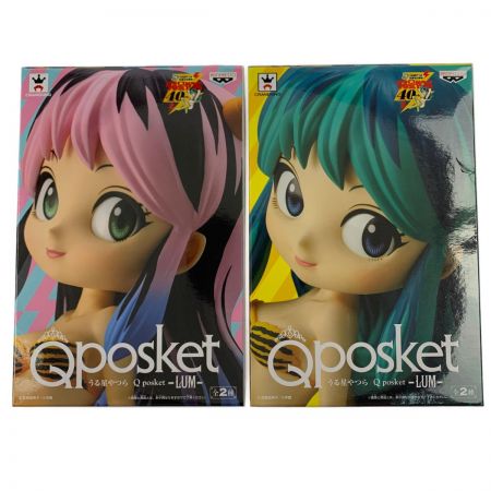   うる星やつら Qposket LUM ラム 40th 2種セット 未開封